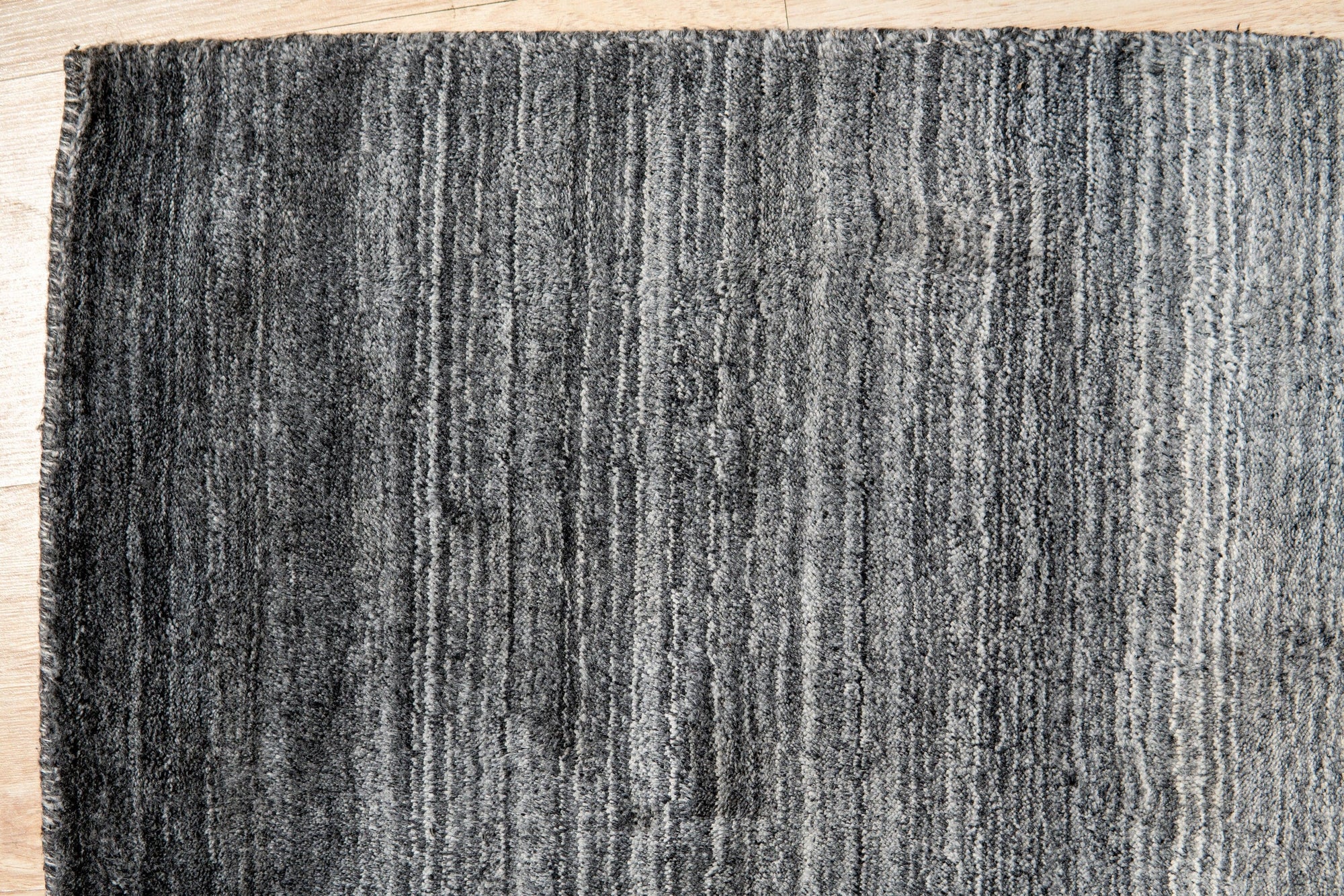 Charcoal Gradient Handmade Wool Rug