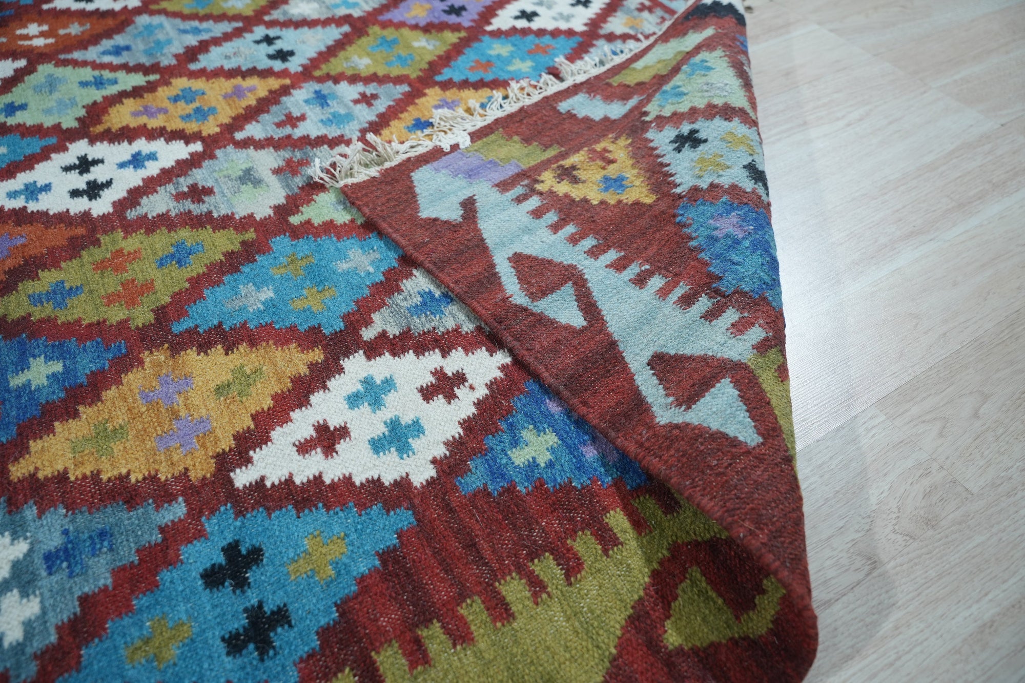 Kaleidoscope Diamond Kilim Rug