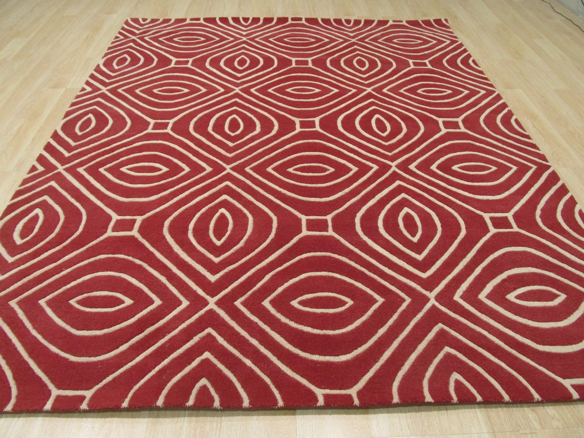 Marla Geometric Hand-Tufted Wool Rug