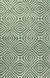 Isolated view of Zinnia Amara Green Hand Tufted Wool Rug, showcasing its design.