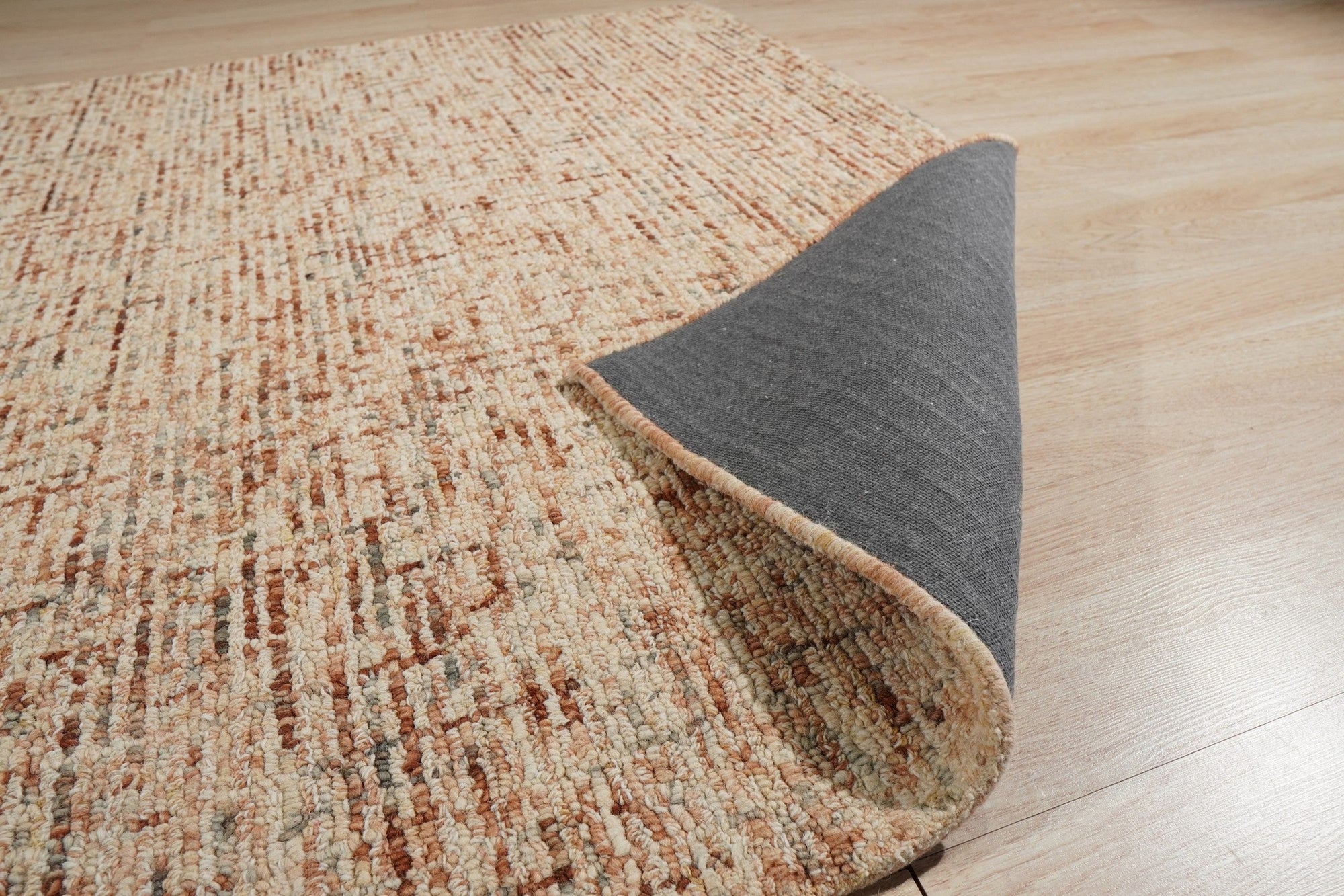 Brown Textured Dot Contemporary Area Rug