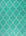 Teal Green Moroccan Trellis Harmony Hand-Tufted Wool Rug