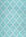 Light Turquoise Moroccan Trellis Harmony Hand-Tufted Wool Rug