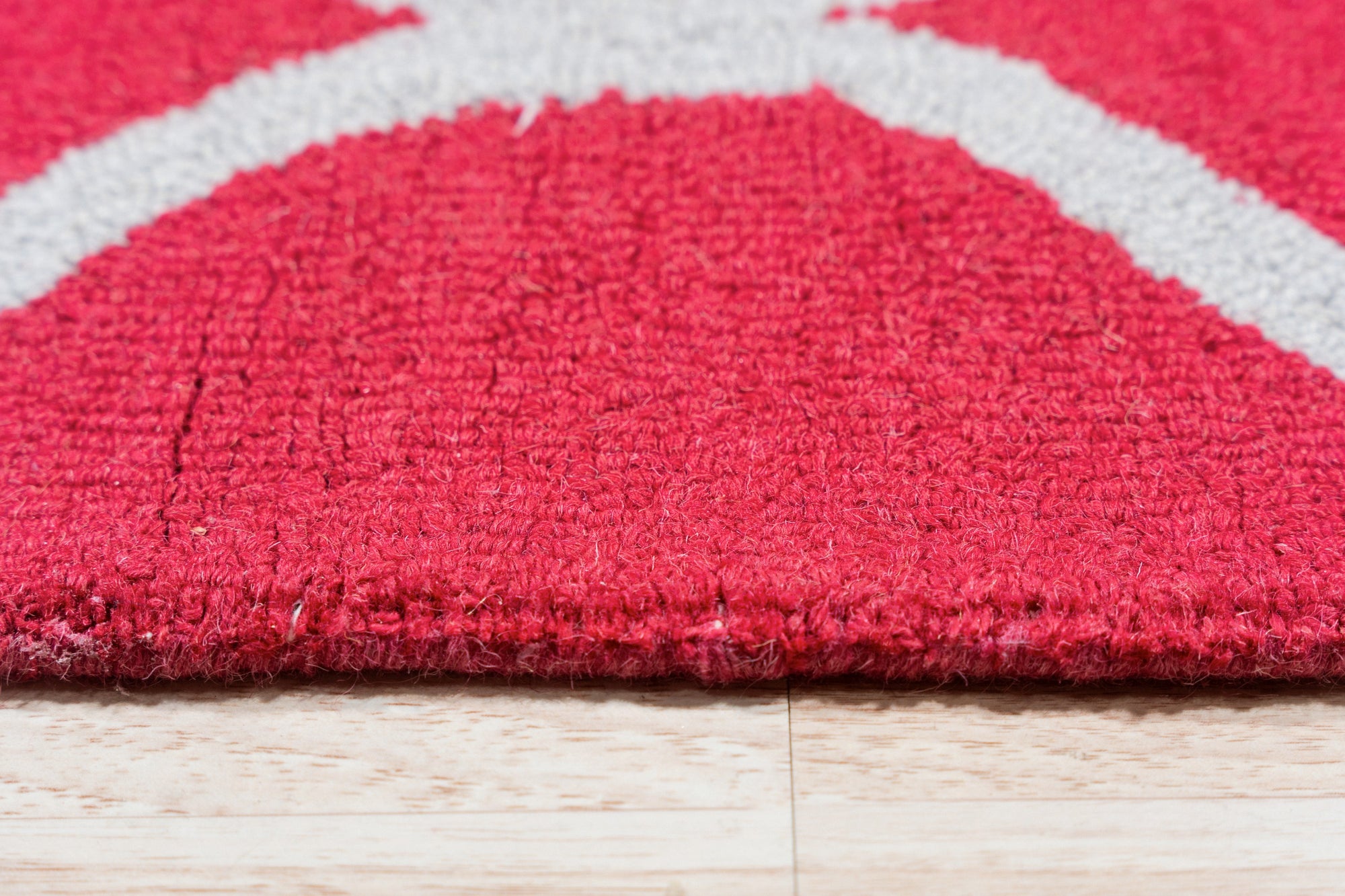 Crimson Axis Wool Rug