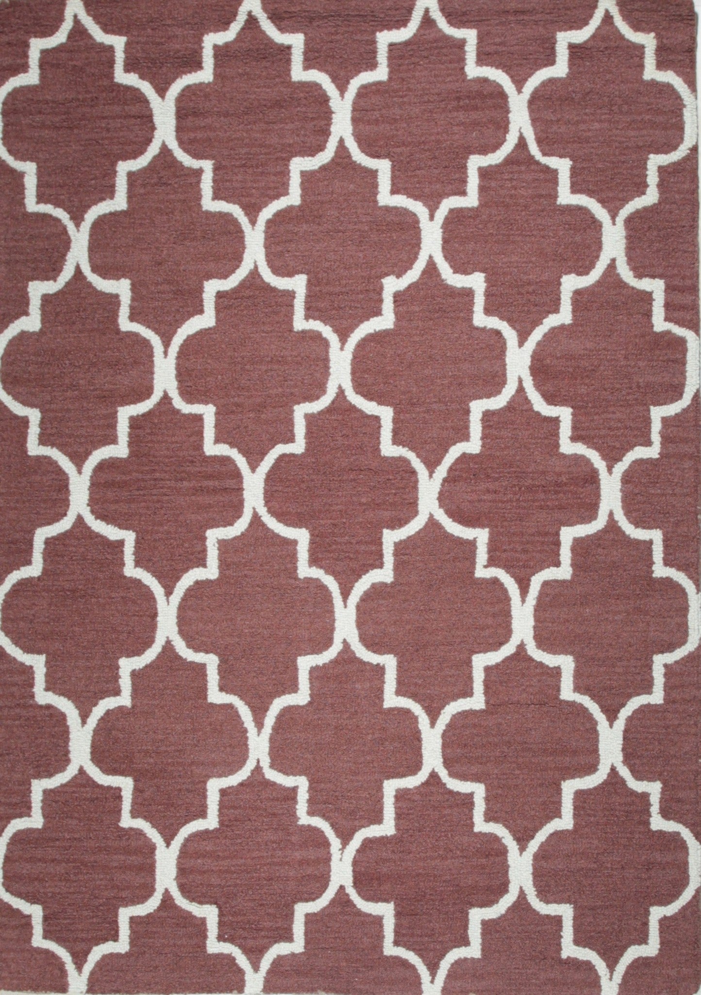 Giselle Iris Brown Hand Tufted Wool Rug styled in a modern living room - area rug lifestyle photo