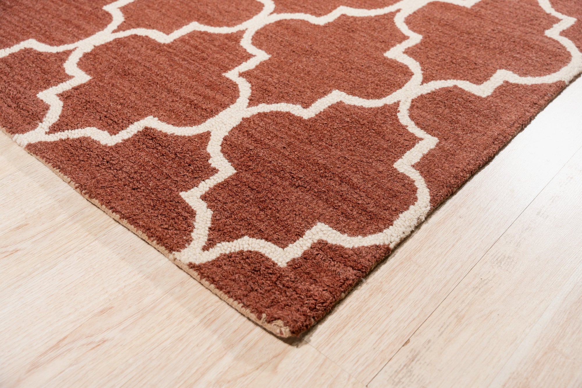 Giselle Iris Brown Hand Tufted Wool Rug