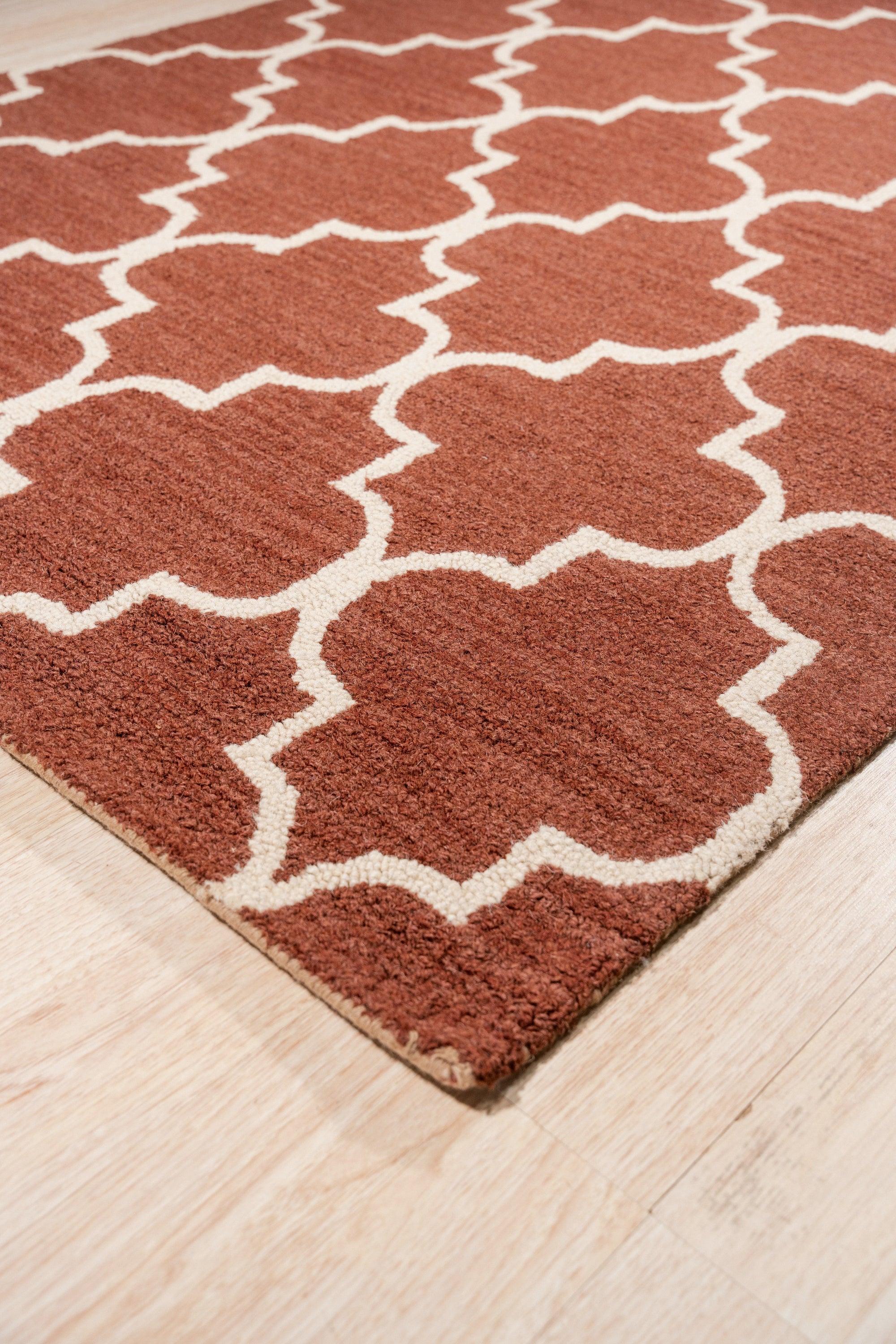 Giselle Iris Brown Hand Tufted Wool Rug