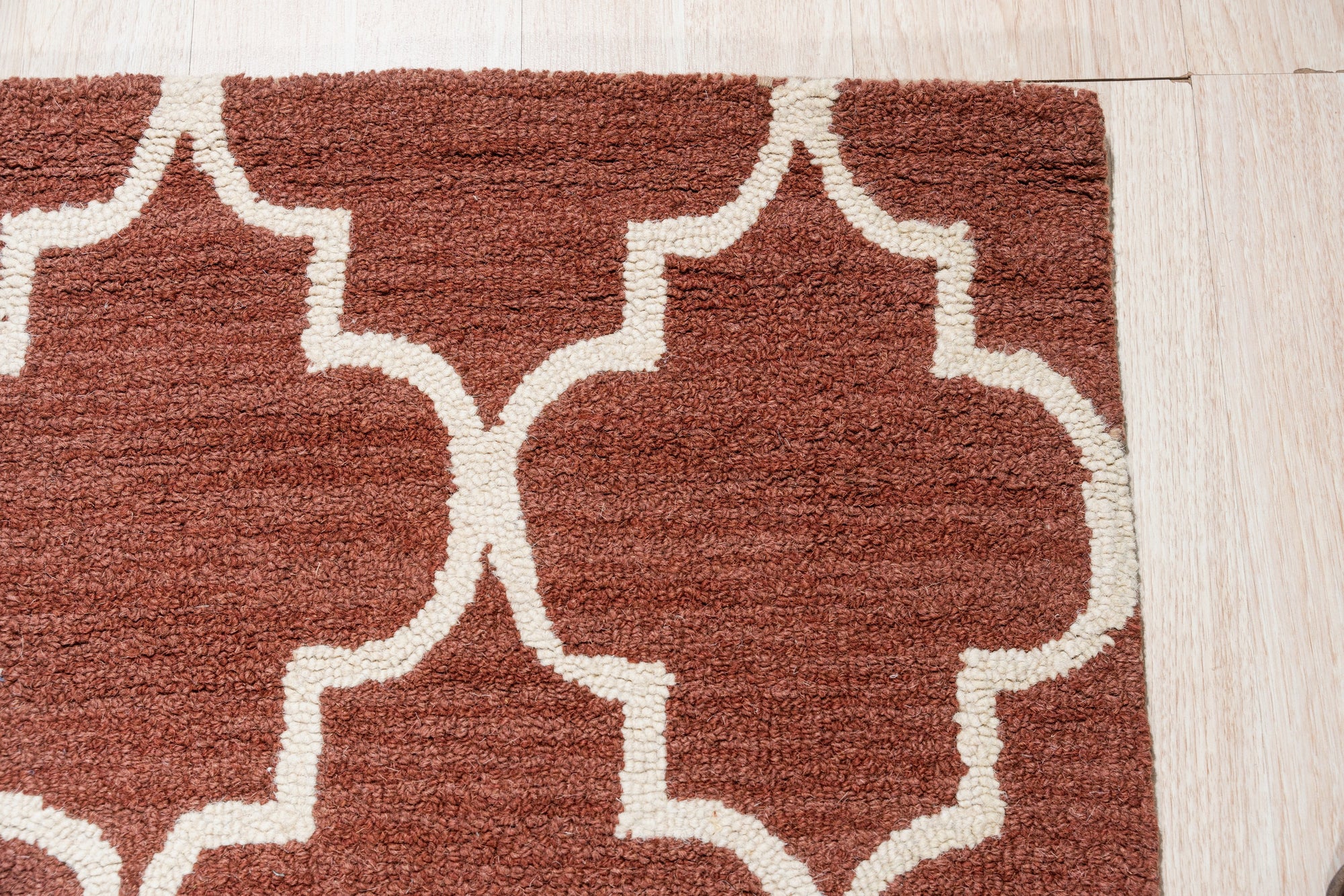 Giselle Iris Brown Hand Tufted Wool Rug