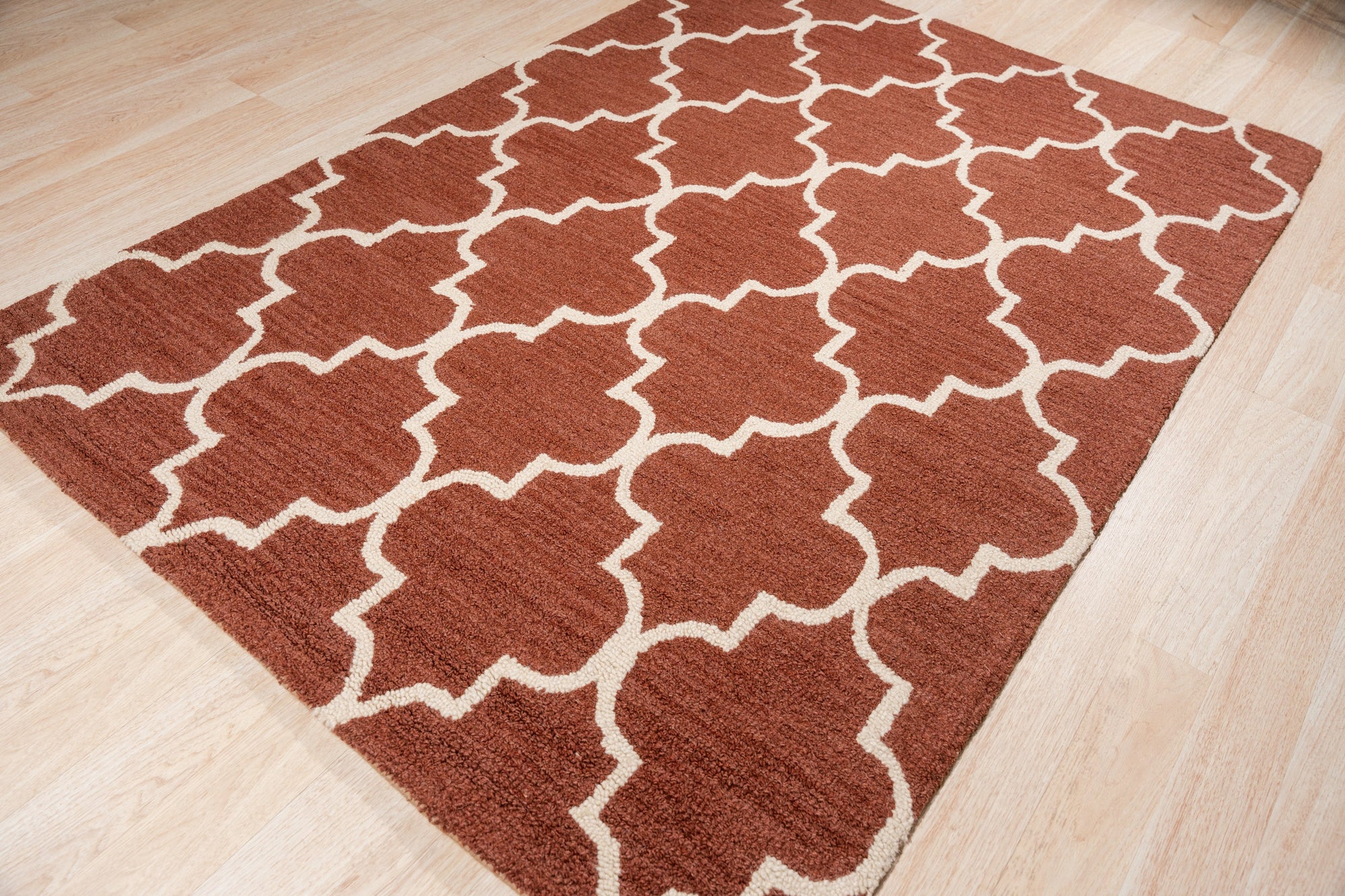 Giselle Iris Brown Hand Tufted Wool Rug