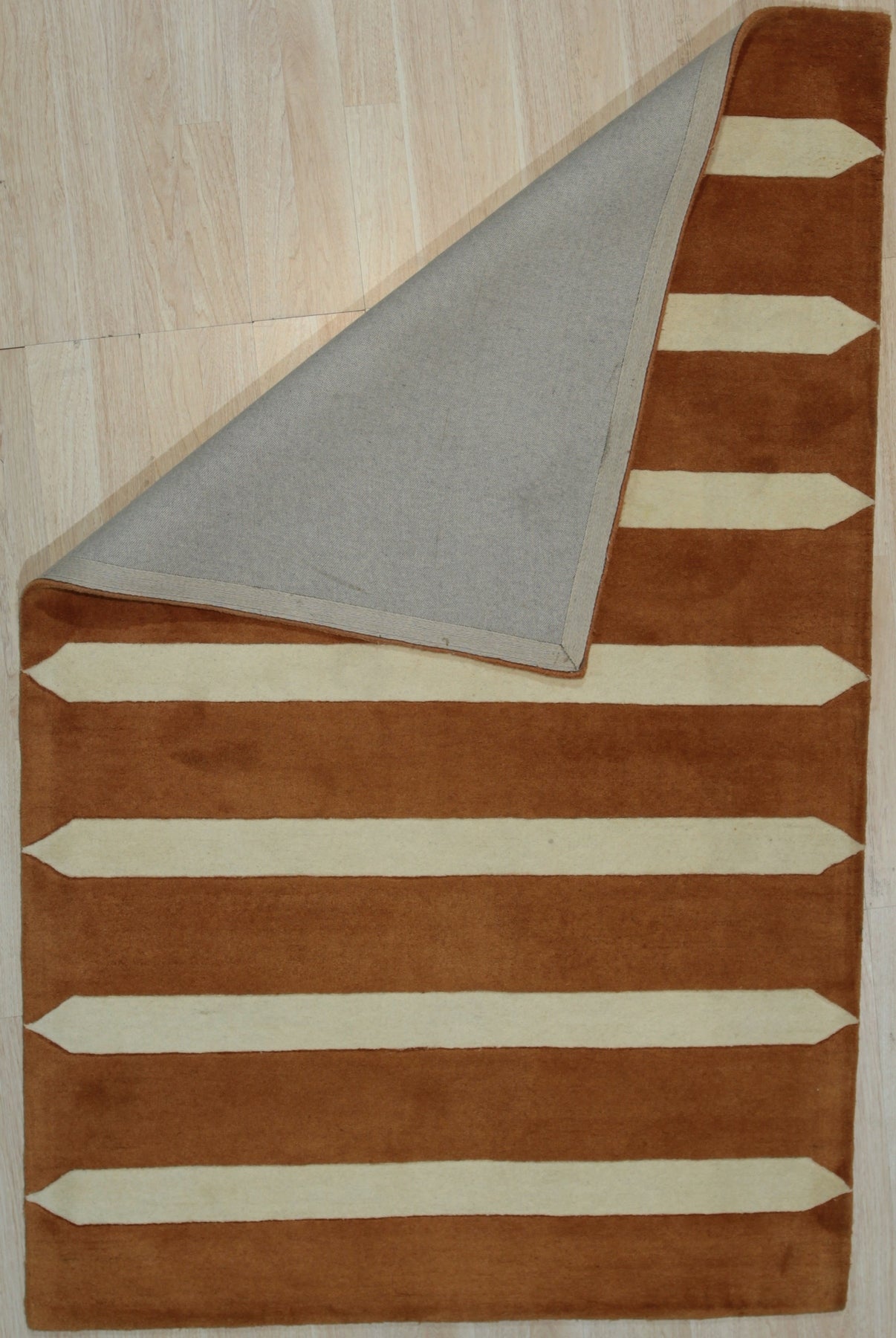 Autumn Stripes Hand-Tufted Wool Rug