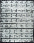 Isolated view: Para Opulent Ivory Hand Knotted Wool Rug displays intricate, opulent design.