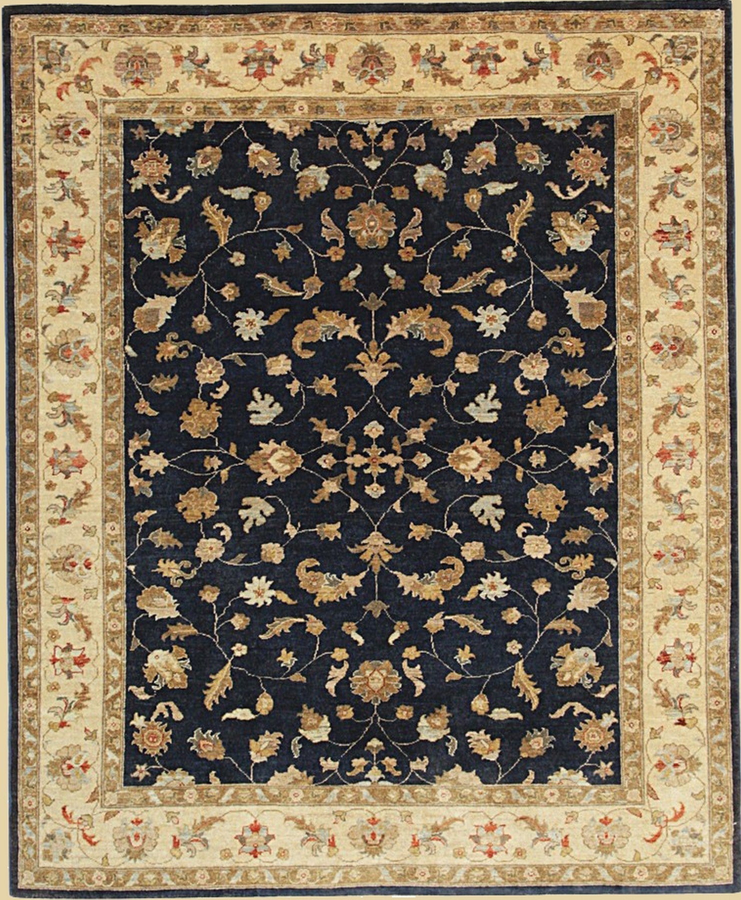 Regal Handmade Wool Peshawar Rug