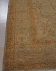 Hand Knotted Wool Ivory Traditional Oriental Peshwar Rug
