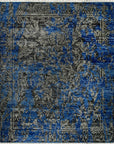Modern Blossom Handmade Wool & Bamboo Silk Rug - EORC Home