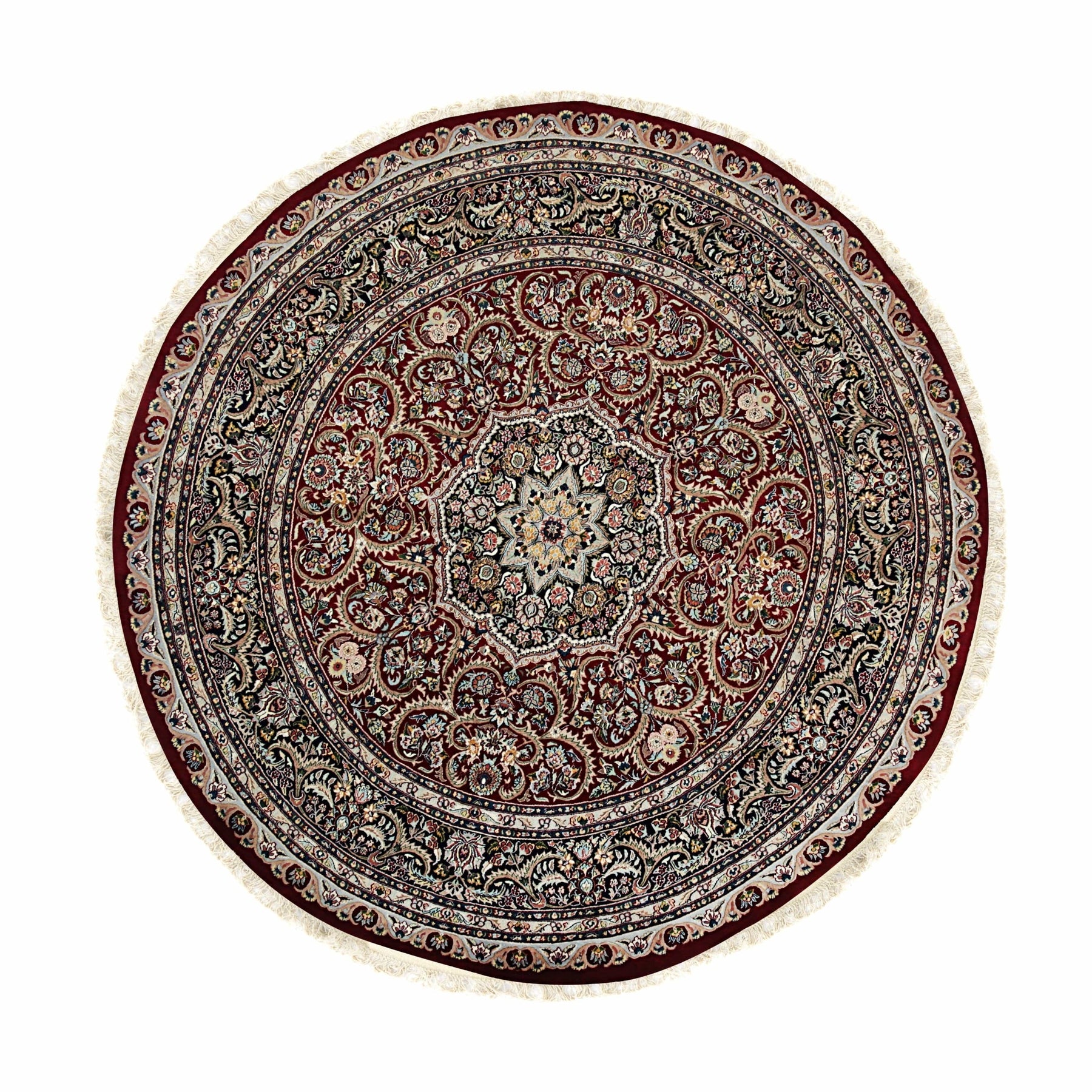 Scarlet Bloom Medallion Rug