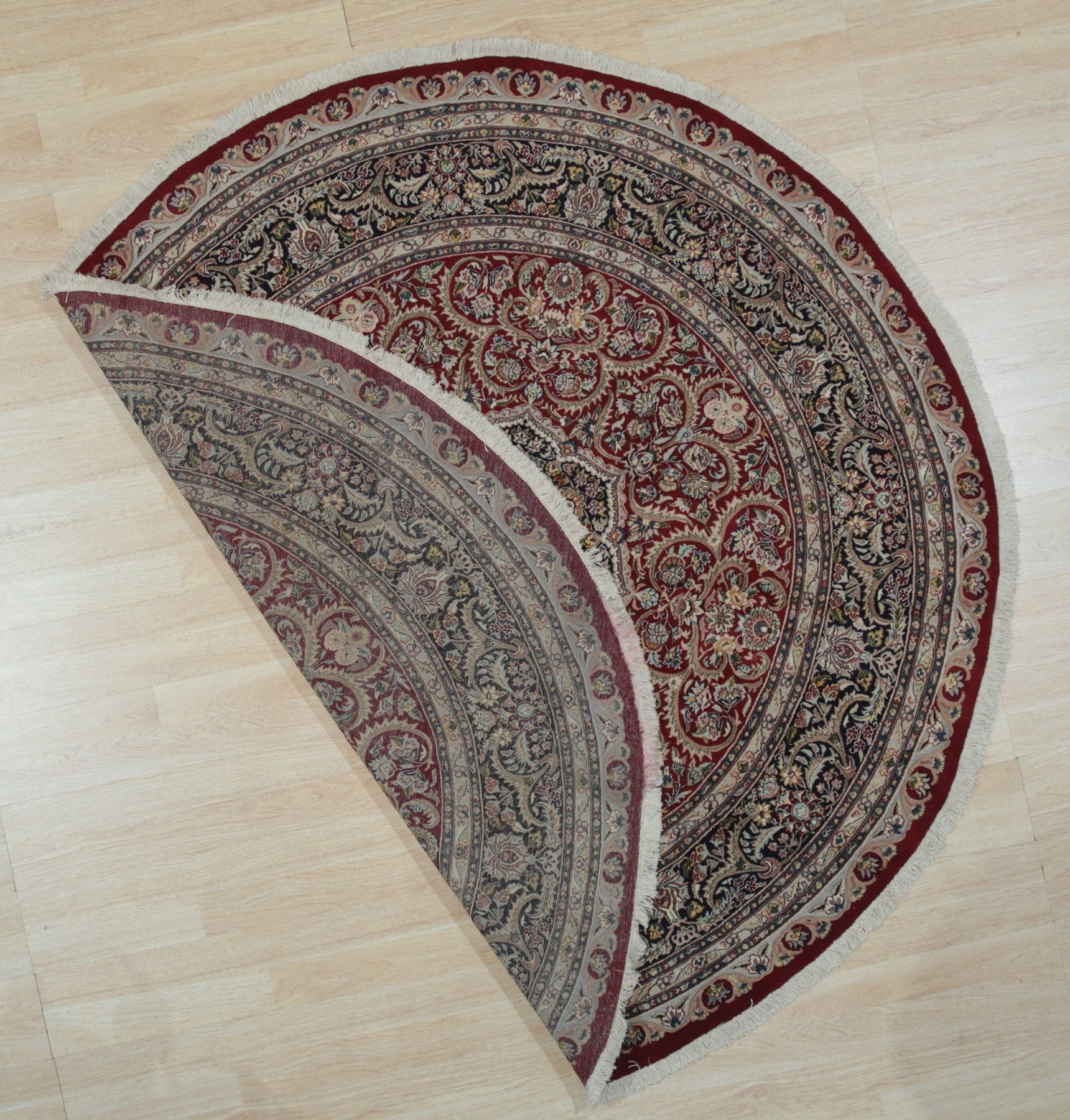 Scarlet Bloom Medallion Rug