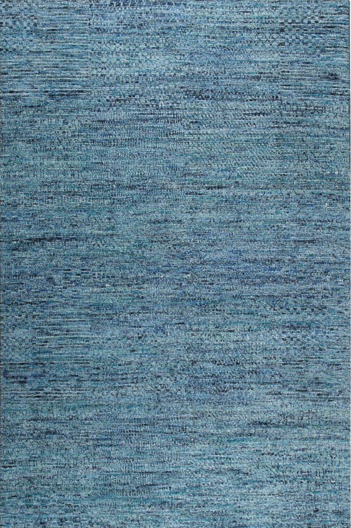 Blue Silken Grass Handmade Natural Silk Rug