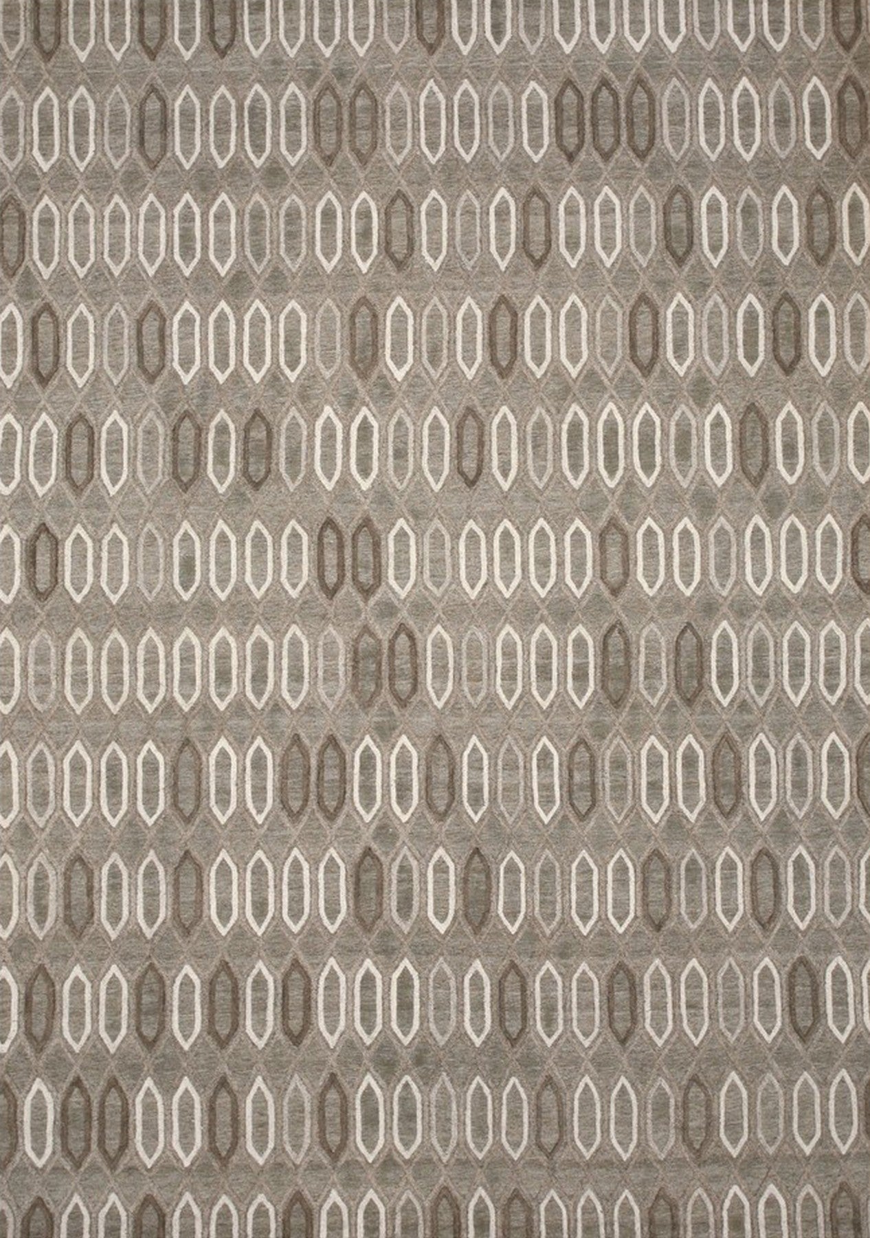 Brown Enclave Trellis Rug