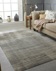 Marylou Handmade Gray Area Rug