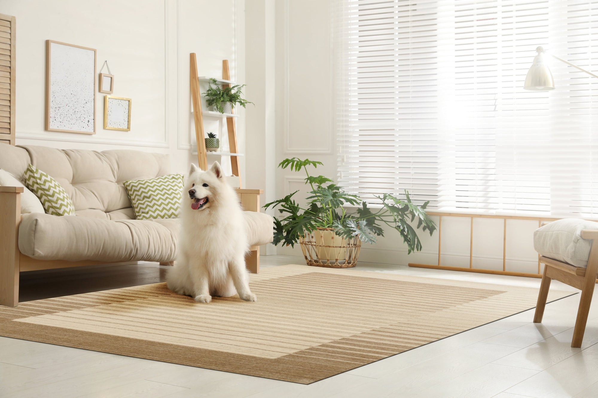 Urban Harmony Ivory & Brown Rug