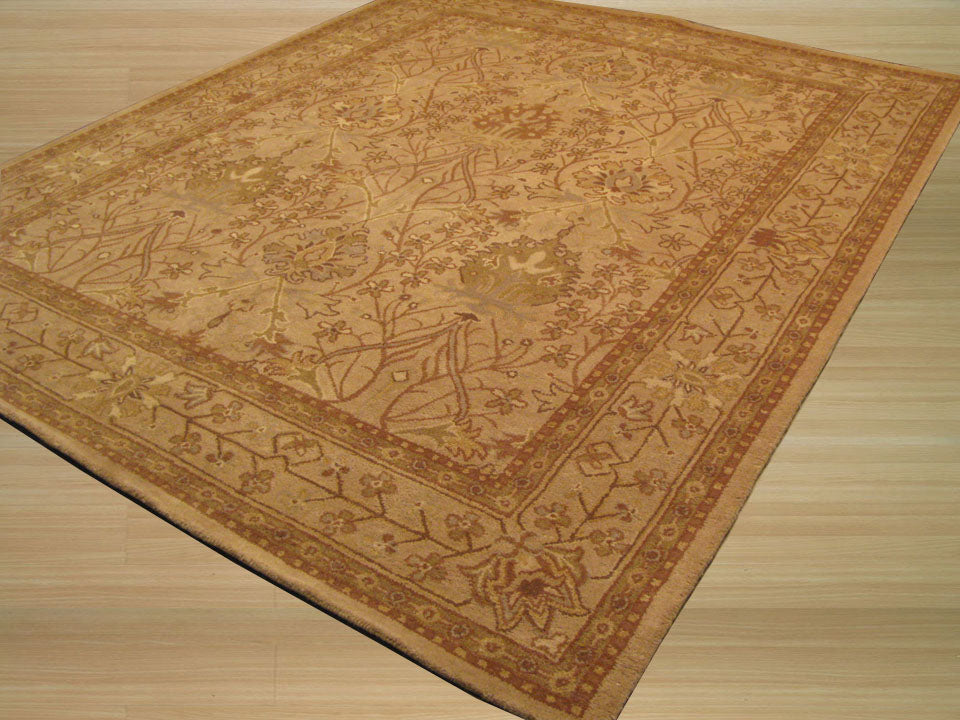 Hand-tufted Wool Beige Traditional Oriental Morris Rug
