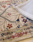 Hand-Tufted Wool Ivory Traditional Oriental Morris Rug, Made in India - EORC Home