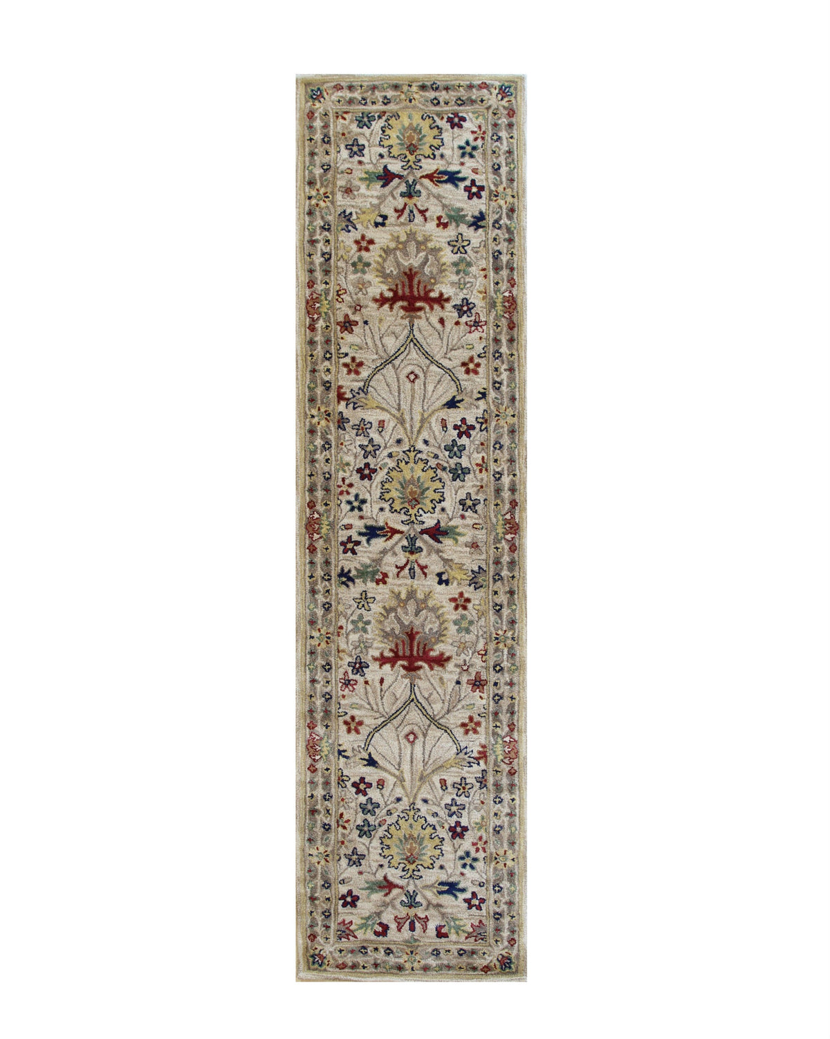 Stylish Hand-Tufted Wool Rust Traditional Oriental Morris Indoor Rectangular Area Rugs