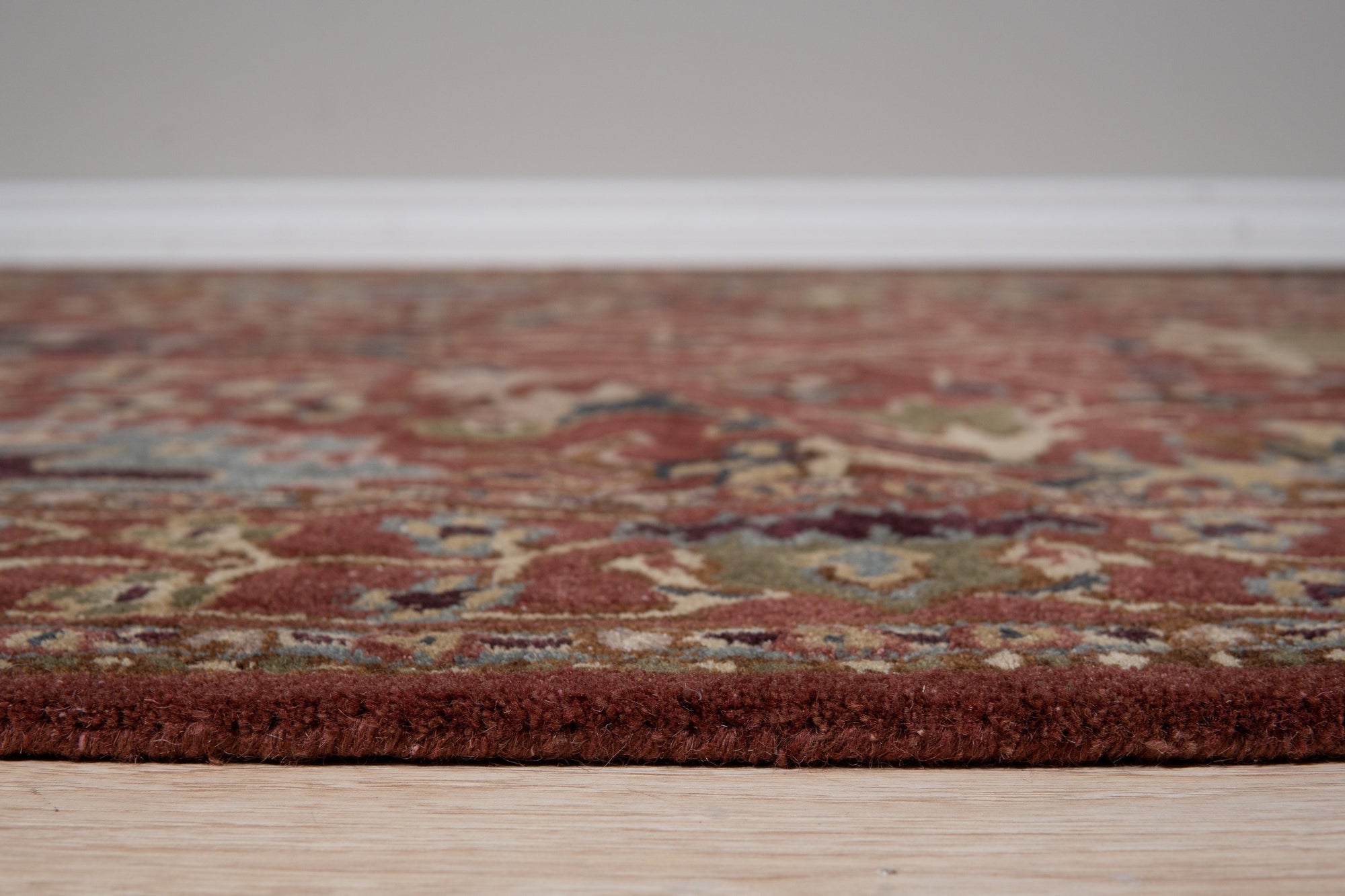 Red Morris Hand-Tufted Wool Rug