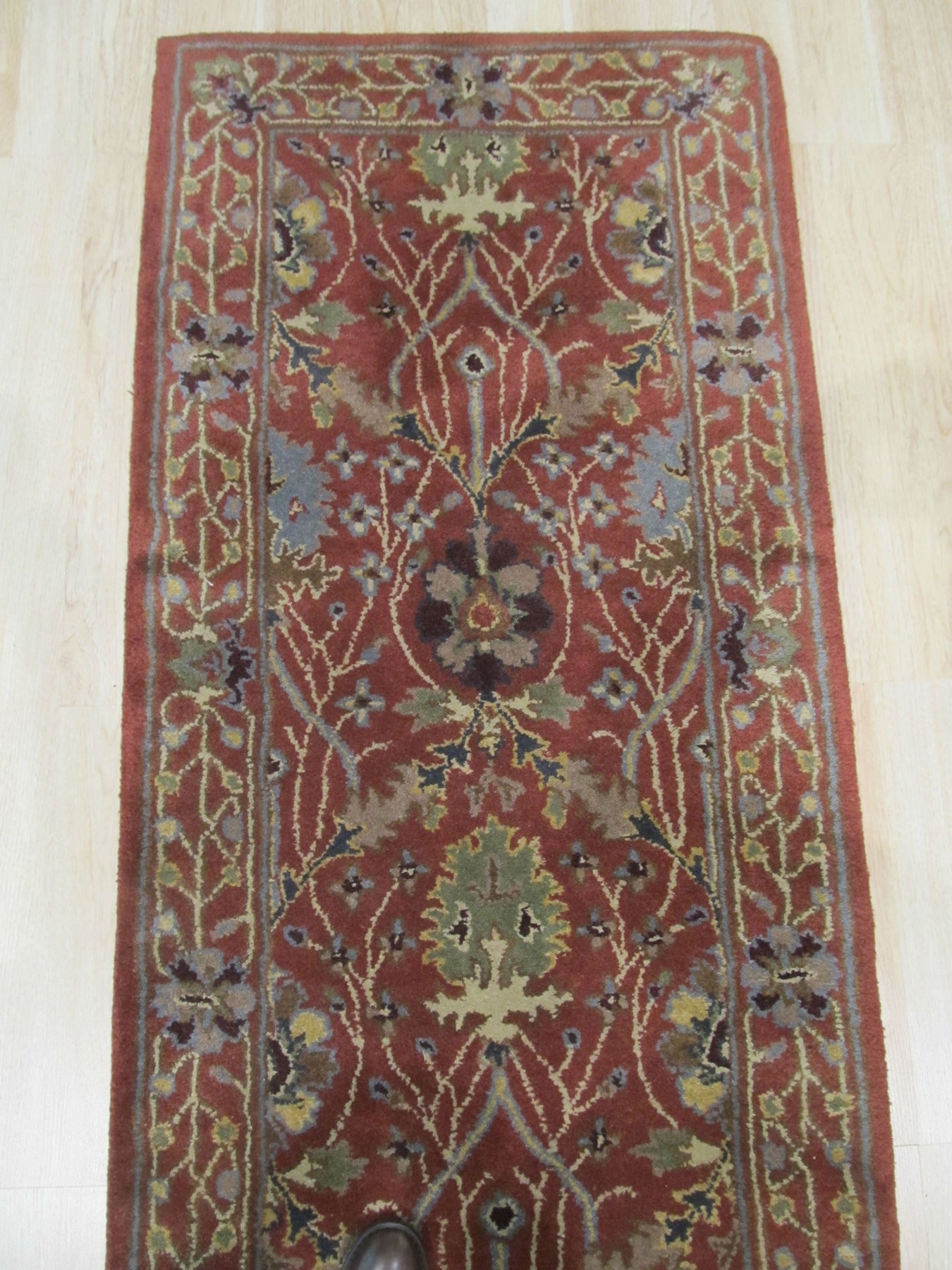 Red Morris Hand-Tufted Wool Rug