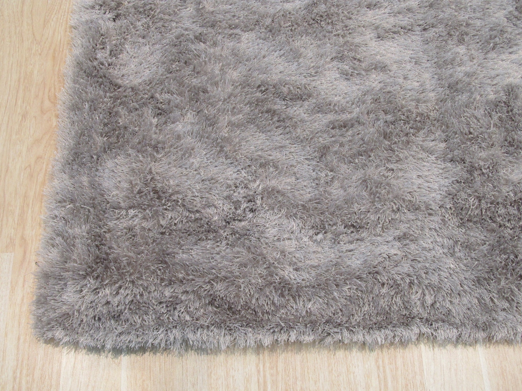 Silver Luxe Shag Rug