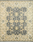 Trara Oushak Blue Hand Knotted Wool Rug