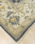 Trara Oushak Blue Hand Knotted Wool Rug