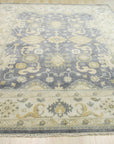 Trara Oushak Blue Hand Knotted Wool Rug