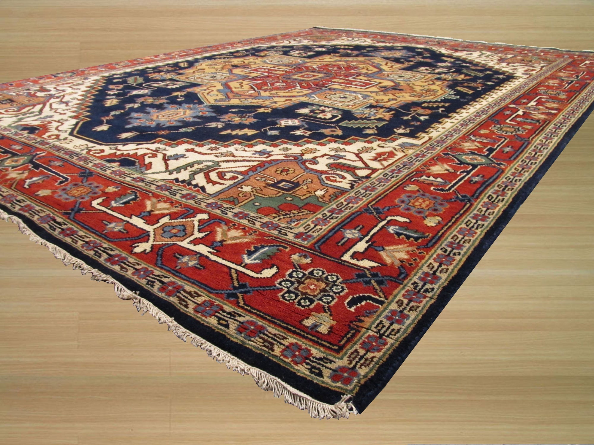 Navy Elegant Oriental Heritage Rug