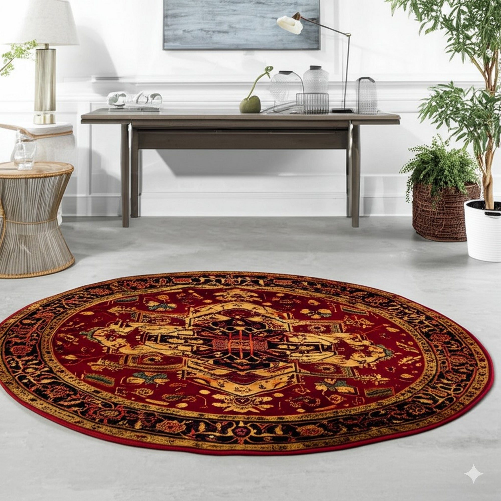 Harlow Oriental Rust Hand Knotted Wool Rug