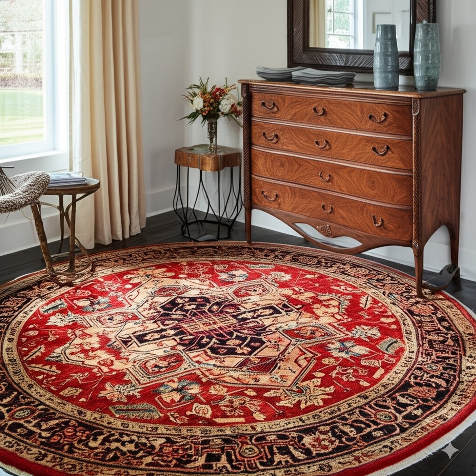 Harlow Oriental Rust Hand Knotted Wool Rug