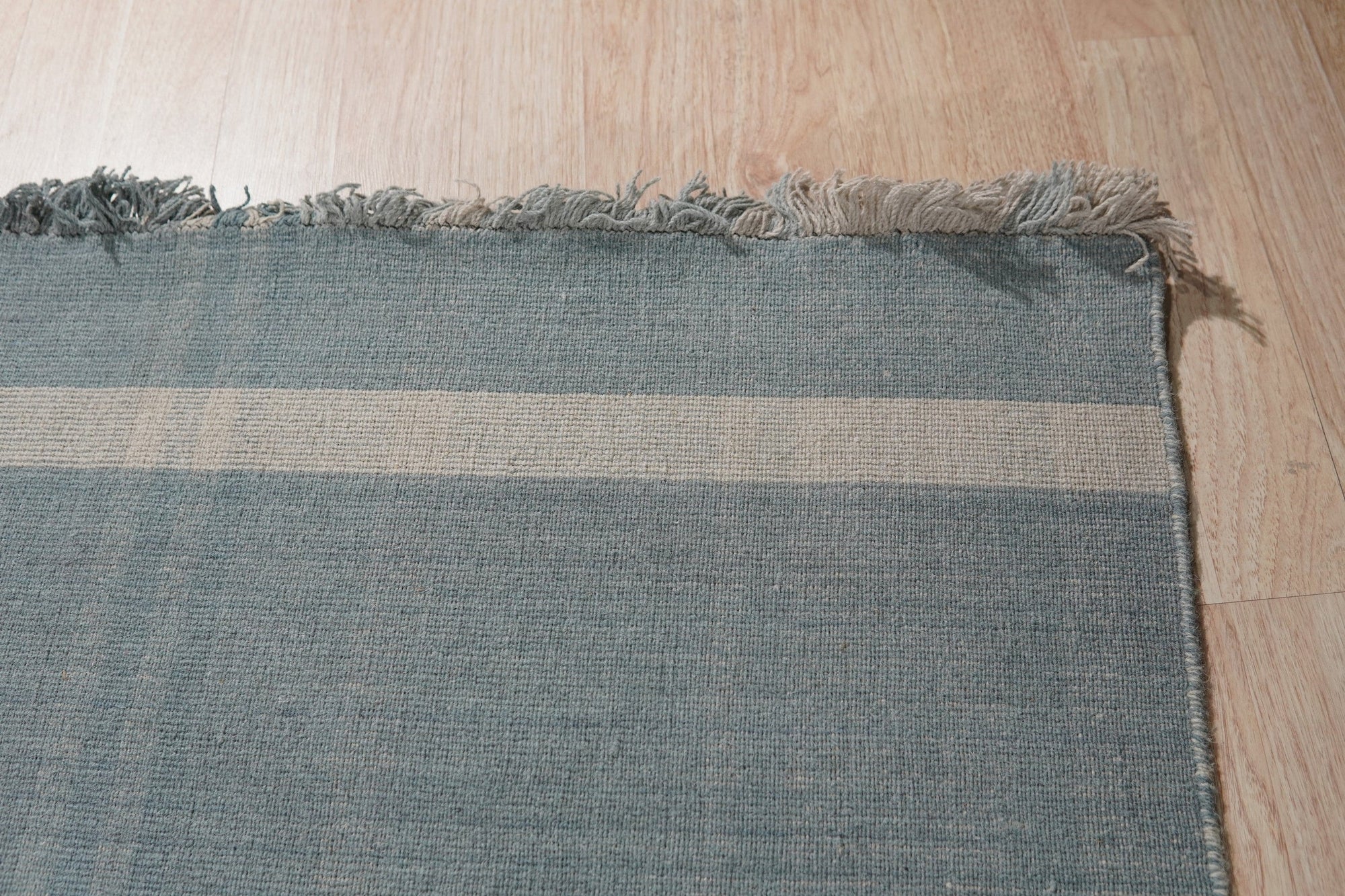 Azure Plaid Harmony Rug