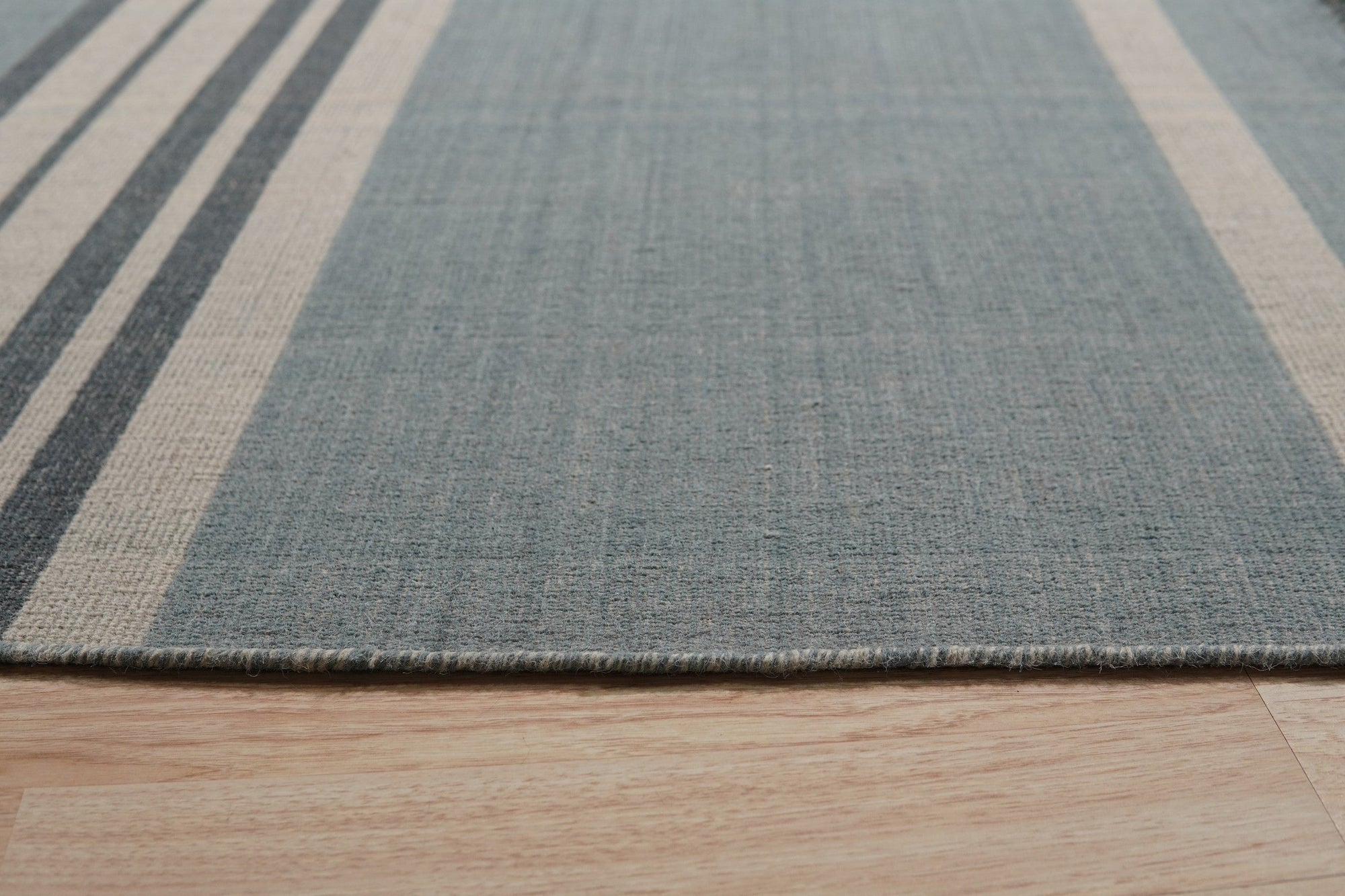 Azure Plaid Harmony Rug