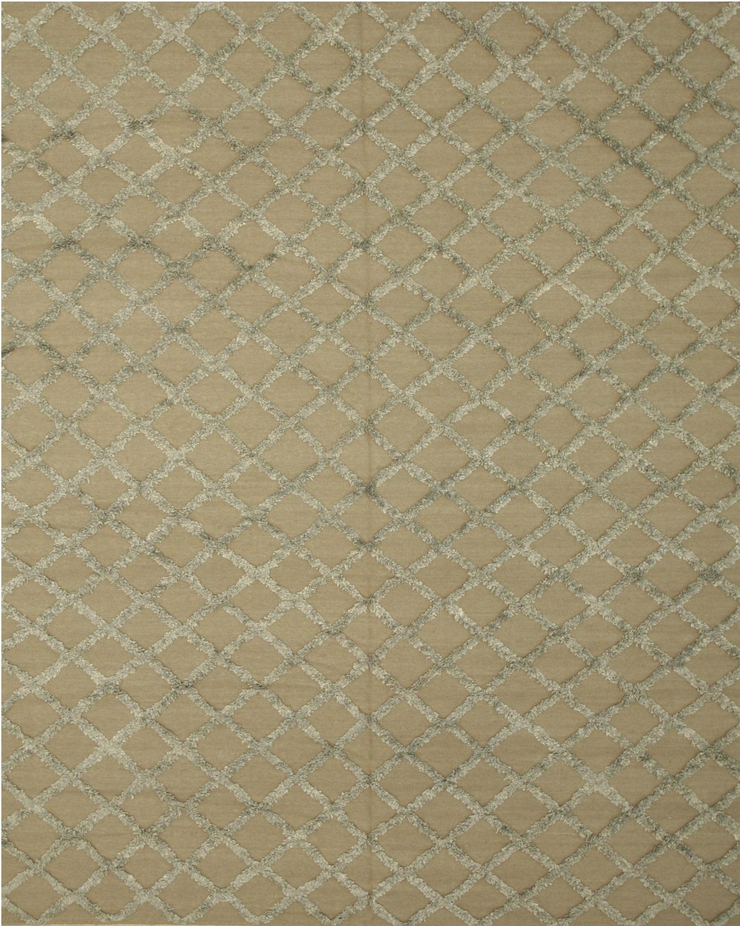 Camel Marrakesh Trellis Handmade Wool & Viscose Rug