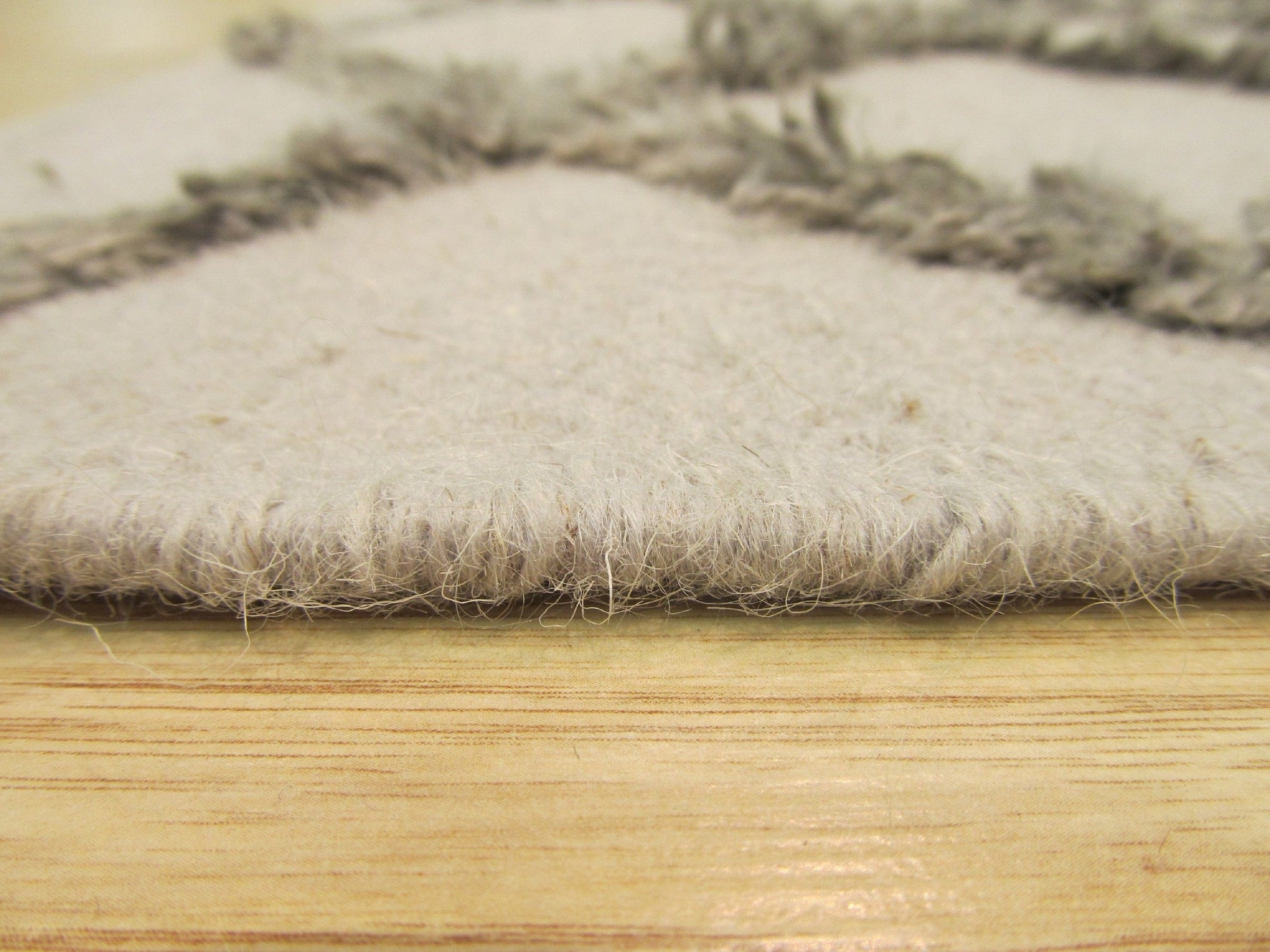 Gray Marrakesh Trellis Handmade Wool & Viscose Rug