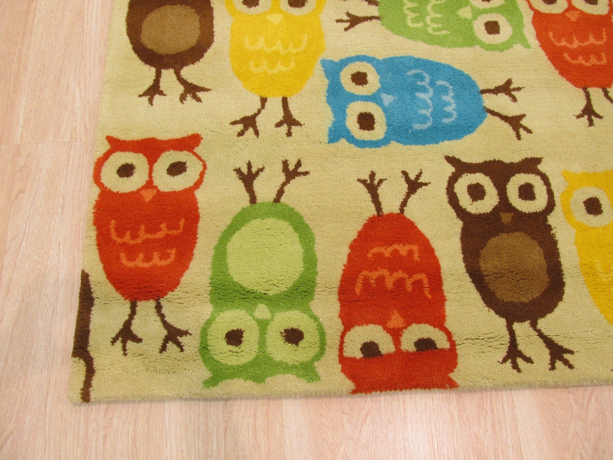 Ivory Owl Kids' Rug - EORC Home