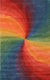 Rainbow Prismatic Swirl Hand-Tufted Wool Rug