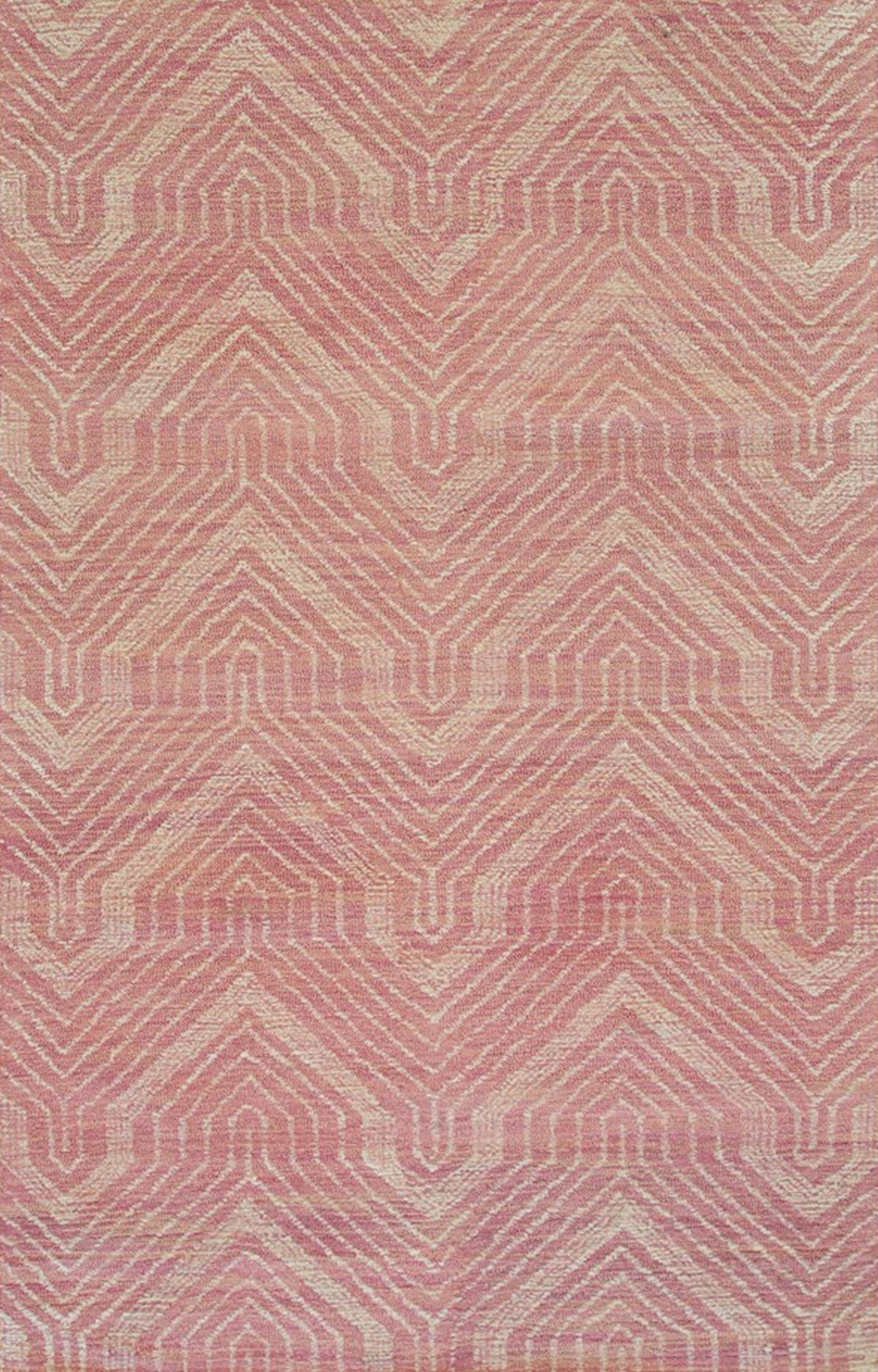 Pink Spring Breeze Hand-Tufted Wool Rug