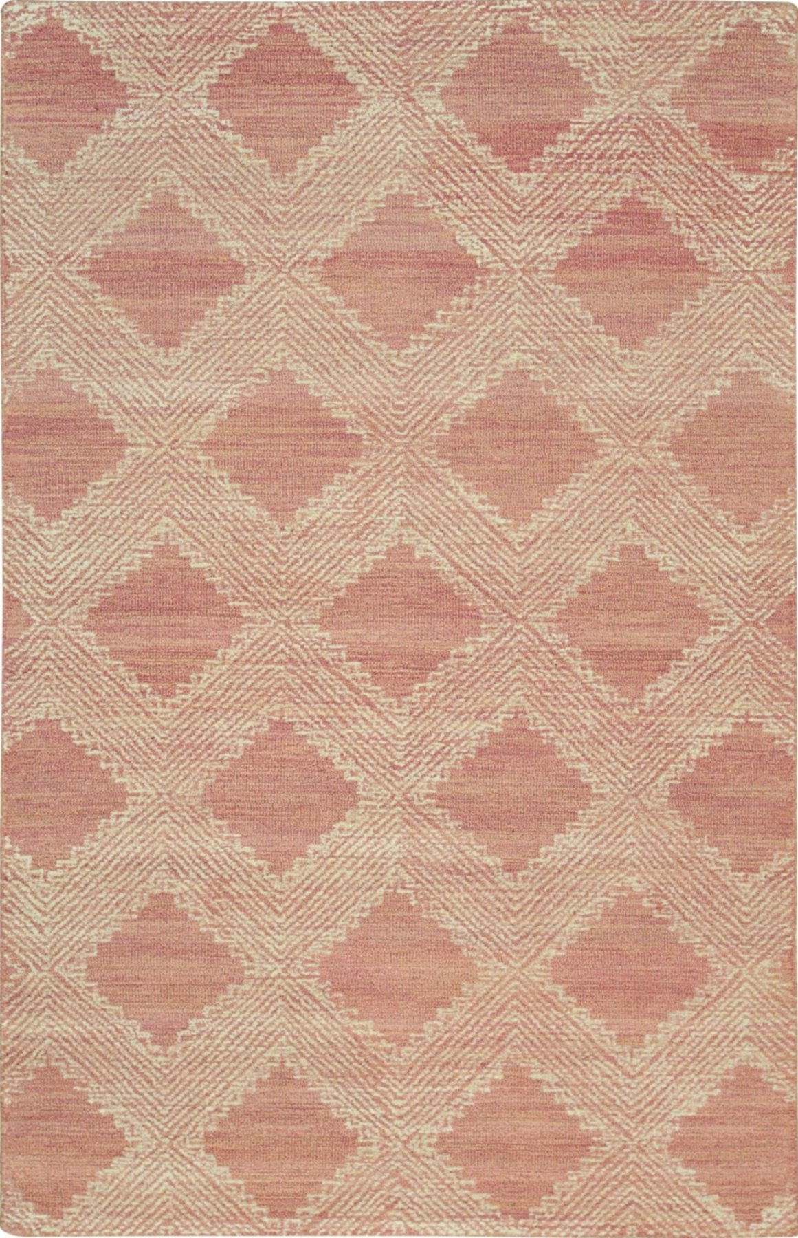 Pink Springtime Delight Hand-Tufted Wool Rug