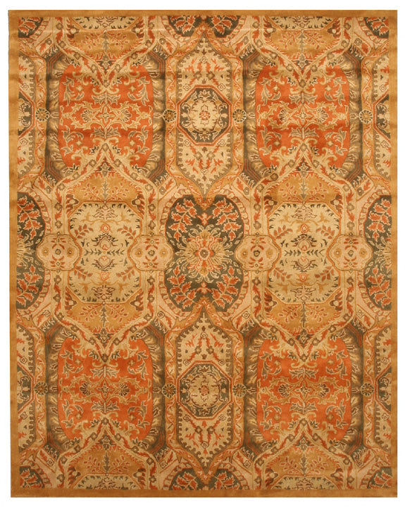 Piazza Hand-Knotted Floral Medallion Rug