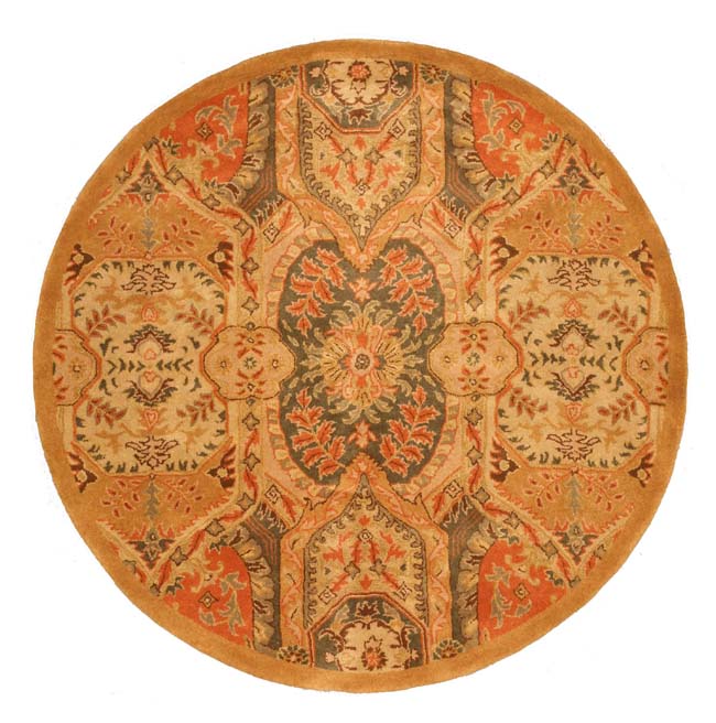 Piazza Hand-Knotted Floral Medallion Rug