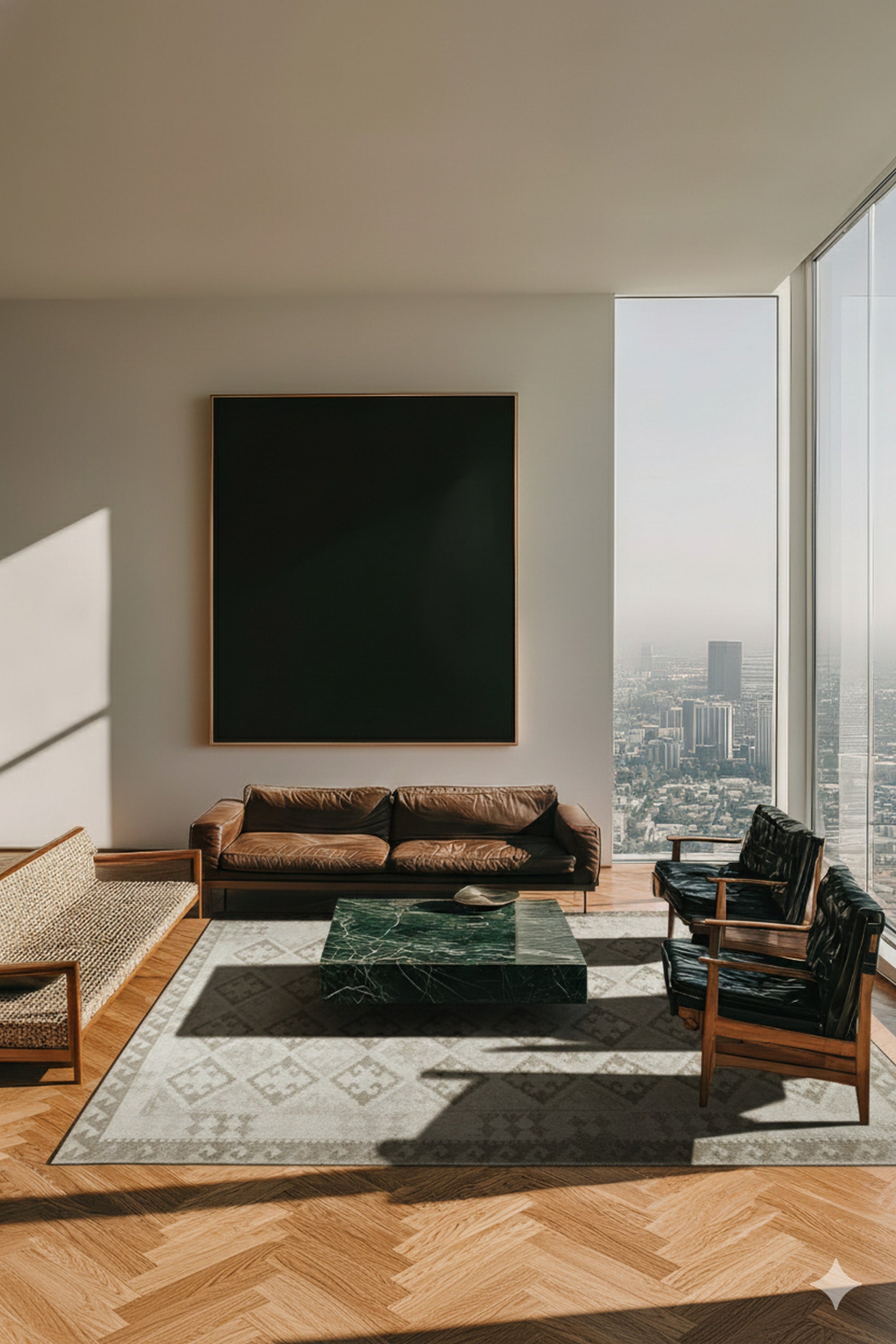 Brenda Trara Gray Flatweave Wool Rug