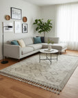 Brenda Trara Gray Flatweave Wool Rug