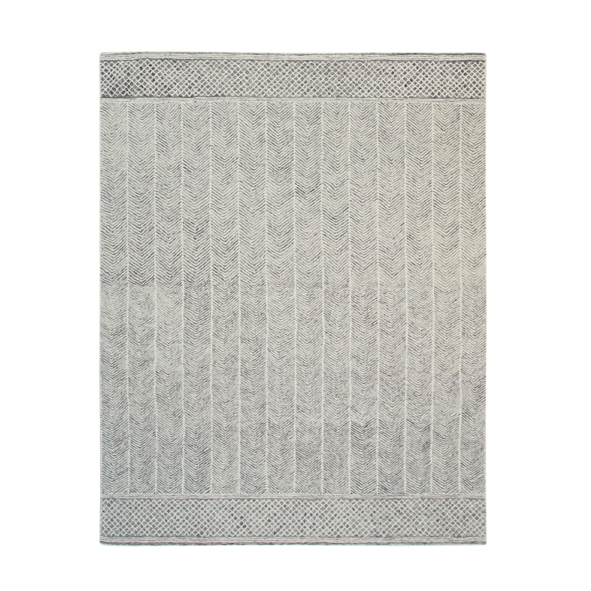 Beige Harmony Hand-Tufted Wool Rug