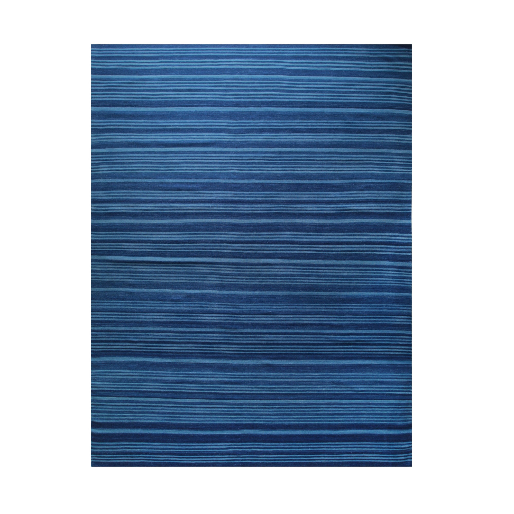 Azure Tranquility Flat Weave Rug